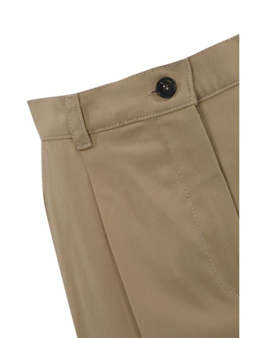 Pantalone ampio Nebbie in gabardina di cotone Sabbia WEEKEND MAX MARA | 2515131121600001